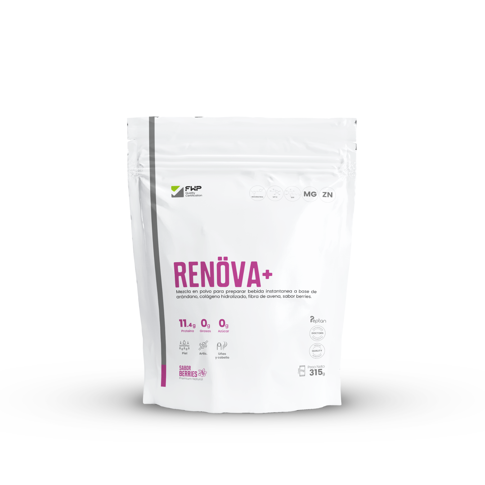 Mockup RENÖVA+ colágeno hidrolizado